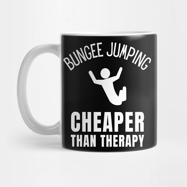 Bunjee Jumping Cheaper Than Therapy by Crafty Mornings